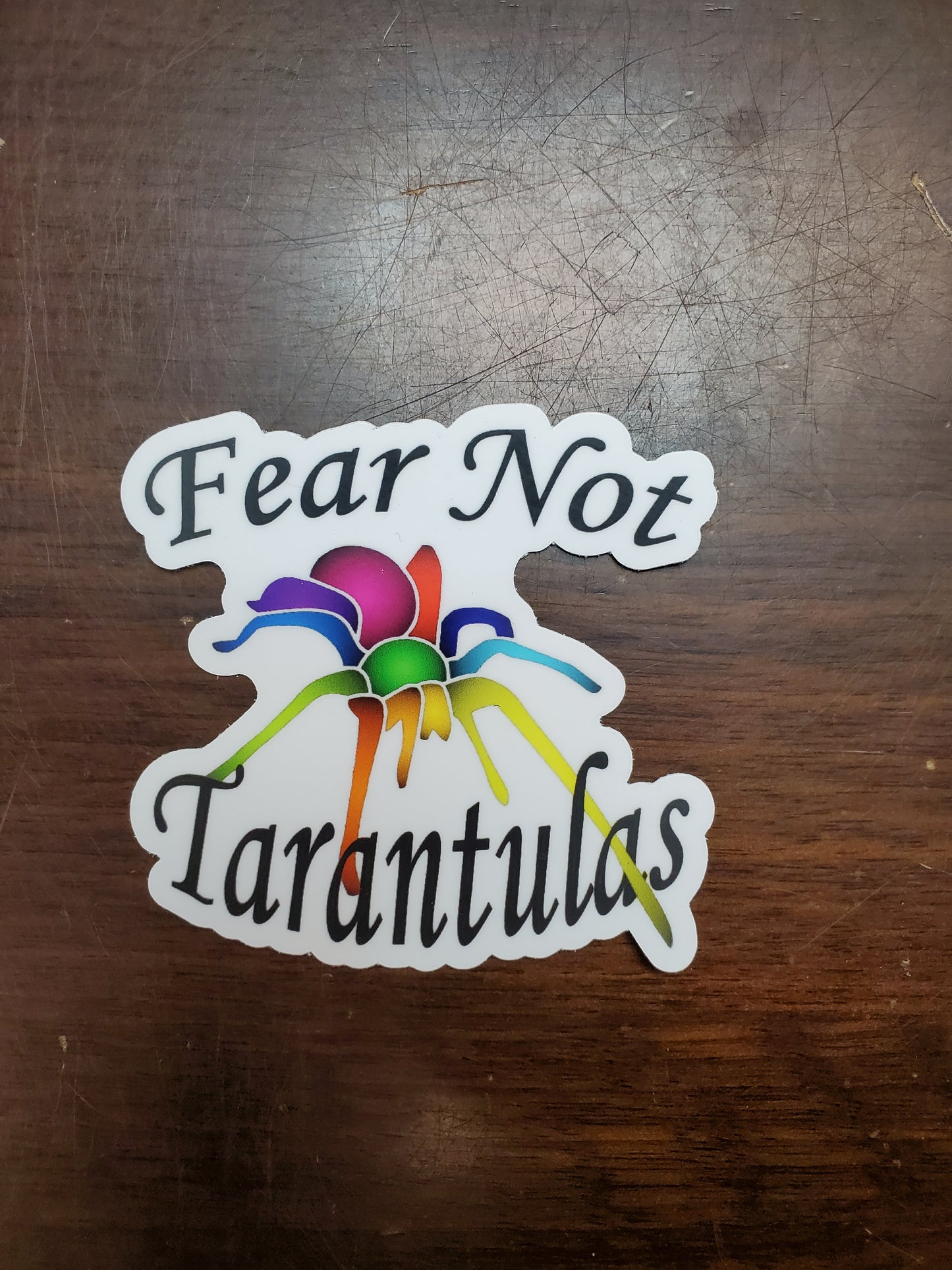 Sticker (Die cut stickers) Shipped only with live spider purchase. FREE for orders $50 and over! (after discounts and does not include shipping) One freebie per shipment.