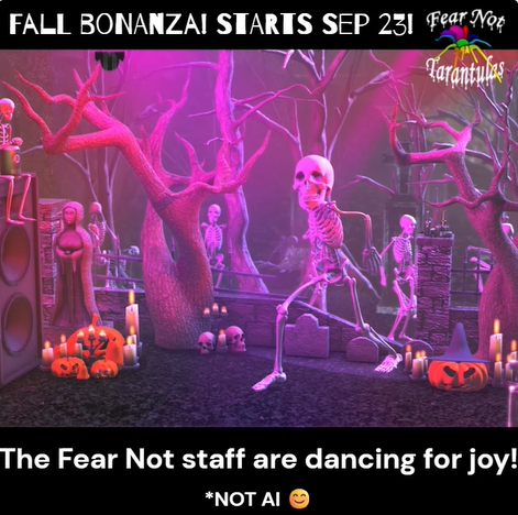 FALL BONANZA! Starts Sep 23!