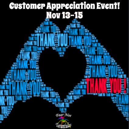 Customer Appreciation Event! Nov 13-15