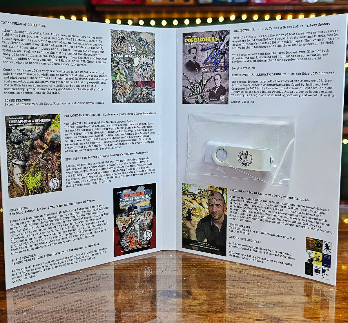 Andrew Smith's lovetarantulas.com Complete Archive Vol 1 on USB FREE shipping on this.