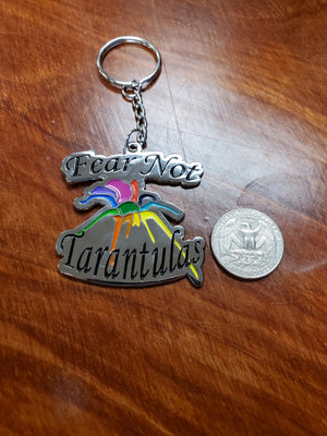 Fear Not Tarantulas Keychain Shipped only with live spider purchase.